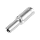 Головка торцевая шестигранная удлиненная ТУНДРА, под квадрат 1/2", 10 мм, CrV 1123566 - фото 52577