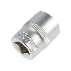 Головка торцевая шестигранная ТУНДРА, под квадрат 1/2", 21 мм, CrV 1123559 Головка торцевая шестигранная ТУНДРА, под квадрат 1/2", 21 мм, CrV 1123559