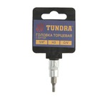 Головка с битой ТУНДРА, под квадрат 1/4", H3, CrV 1123583 Головка с битой ТУНДРА, под квадрат 1/4", H3, CrV 1123583