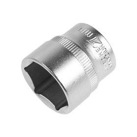 Головка торцевая шестигранная ТУНДРА, под квадрат 1/2", 27 мм, CrV 1123563