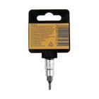 Головка с битой ТУНДРА, под квадрат 1/4", Т10, CrV 1123575 Головка с битой ТУНДРА, под квадрат 1/4", Т10, CrV 1123575