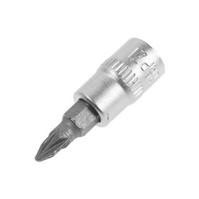 Головка с битой ТУНДРА, под квадрат 1/4", PZ1, CrV 1123587