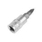 Головка с битой ТУНДРА, под квадрат 1/4", PZ1, CrV 1123587 Головка с битой ТУНДРА, под квадрат 1/4", PZ1, CrV 1123587