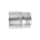Головка торцевая шестигранная ТУНДРА, под квадрат 1/2", 23 мм, CrV 1123561 Головка торцевая шестигранная ТУНДРА, под квадрат 1/2", 23 мм, CrV 1123561