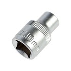 Головка торцевая шестигранная ТУНДРА, под квадрат 1/2", 10 мм, CrV 1123548 Головка торцевая шестигранная ТУНДРА, под квадрат 1/2", 10 мм, CrV 1123548