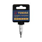 Головка с битой ТУНДРА, под квадрат 1/4", Т15, CrV 1123576 Головка с битой ТУНДРА, под квадрат 1/4", Т15, CrV 1123576