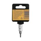 Головка с битой ТУНДРА, под квадрат 1/4", Т15, CrV 1123576 Головка с битой ТУНДРА, под квадрат 1/4", Т15, CrV 1123576
