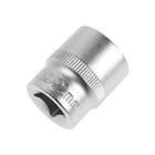 Головка торцевая шестигранная ТУНДРА, под квадрат 1/2", 22 мм, CrV 1123560 Головка торцевая шестигранная ТУНДРА, под квадрат 1/2", 22 мм, CrV 1123560
