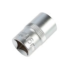 Головка торцевая шестигранная ТУНДРА, под квадрат 1/2", 16 мм, CrV 1123554 Головка торцевая шестигранная ТУНДРА, под квадрат 1/2", 16 мм, CrV 1123554