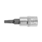 Головка с битой ТУНДРА, под квадрат 1/4", Т20, CrV 1123577 Головка с битой ТУНДРА, под квадрат 1/4", Т20, CrV 1123577