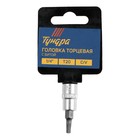 Головка с битой ТУНДРА, под квадрат 1/4", Т20, CrV 1123577 Головка с битой ТУНДРА, под квадрат 1/4", Т20, CrV 1123577