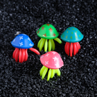 Декор для аквариума "Медузы", (набор 4 шт.), каждая 3 х 4 см, микс цветов - фото 113284