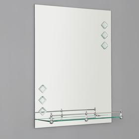 {{photo.Alt || photo.Description || 'Зеркало в ванную комнату Ассоona, 60×45 см, A616, 1 полка'}}