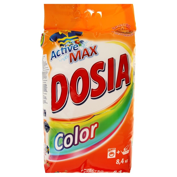 Порошок стиральный Dosia Automat Color синтетическое, порошкообразное, 8,4 кг