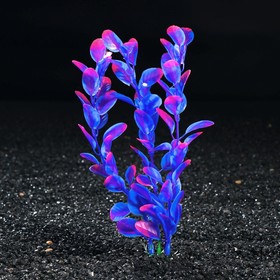 Растение искусственное аквариумное Бакопа Фиолетовая, 20 см (10 шт)