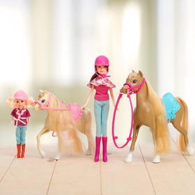 {{photo.Alt || photo.Description || 'Набор игровой «Конная прогулка»: 2 куклы и 2 лошадки'}}