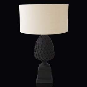 Лампа "Артишок" черная матовая, 22 × 22 × 53 см