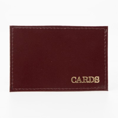 Case for cards, red lizard