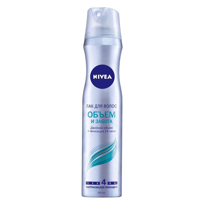 Лак для волос Nivea Styling &quot;Объём и забота&quot;, экстрасильная фиксация, 250 мл