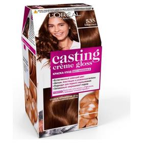 Краска для волос L'Oreal Casting Creme Gloss, без аммиака, тон 535, шоколад