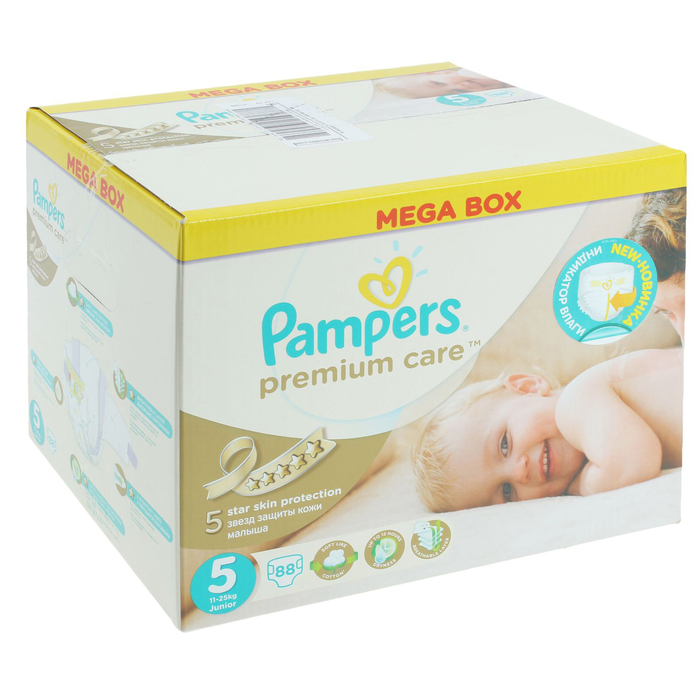 Подгузники Pampers Premium Care,Junior, 11-25 кг, 88 шт.