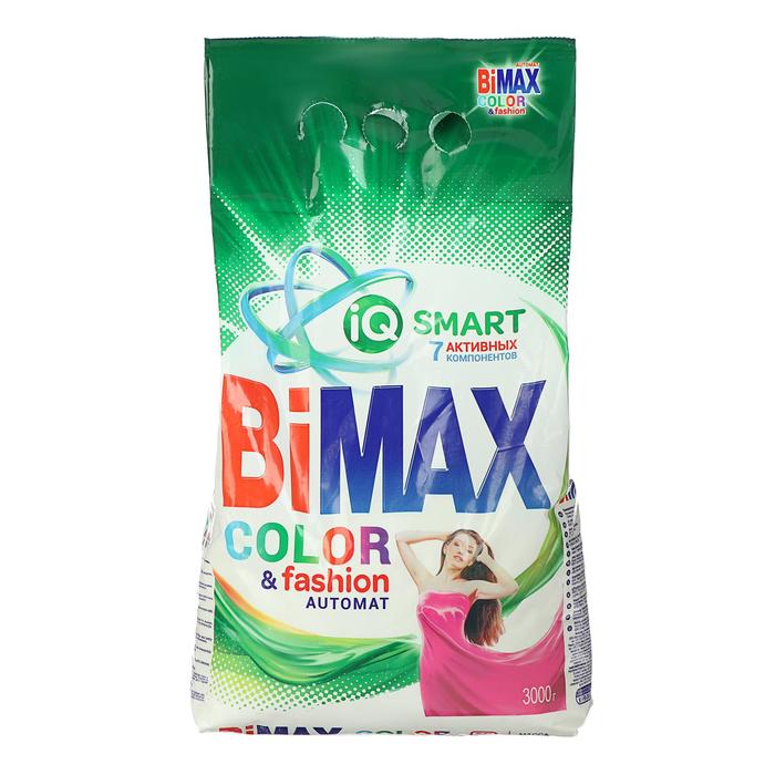 Стиральный порошок BiMax Color & Fashoin, автомат, 3 кг