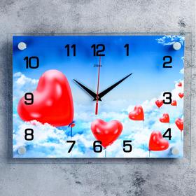 Часы настенные, серия: Люди, ′Воздушные сердца′, 25х35  см в Донецке