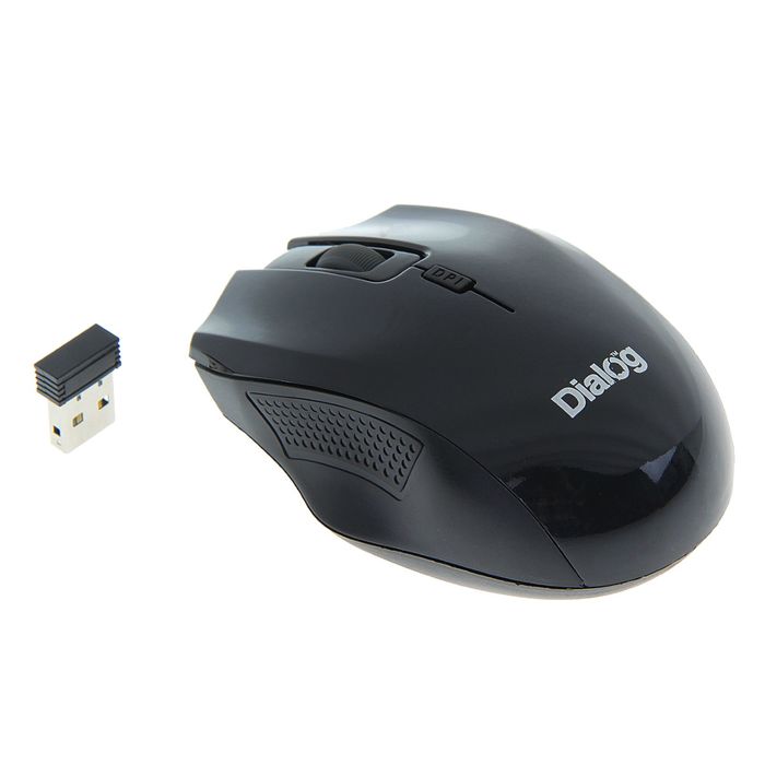 Мышь Dialog MROP-04UB, оптическая, беспроводная, 800/1200/1600 dpi, USB