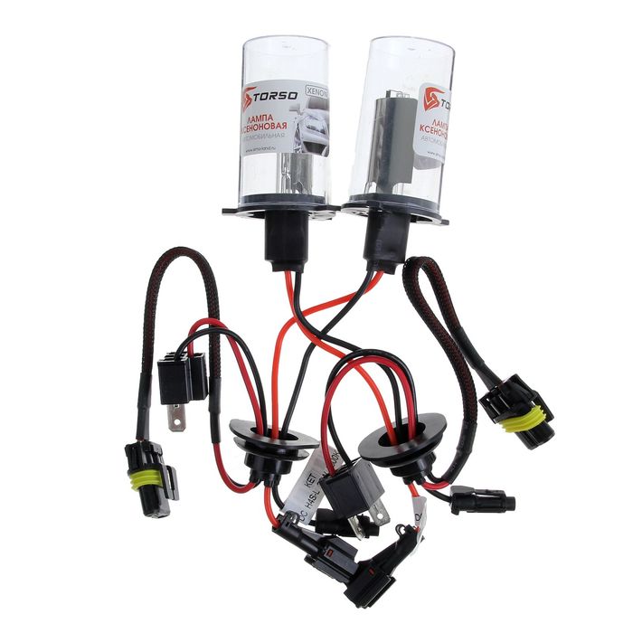Комплект ксеноновых ламп TORSO H4S-L, для блоков DC, 12 В, 5000 К, 2 шт.