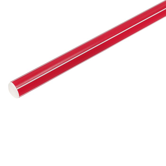 Палка гимнастическая 80 см, цвет: красный