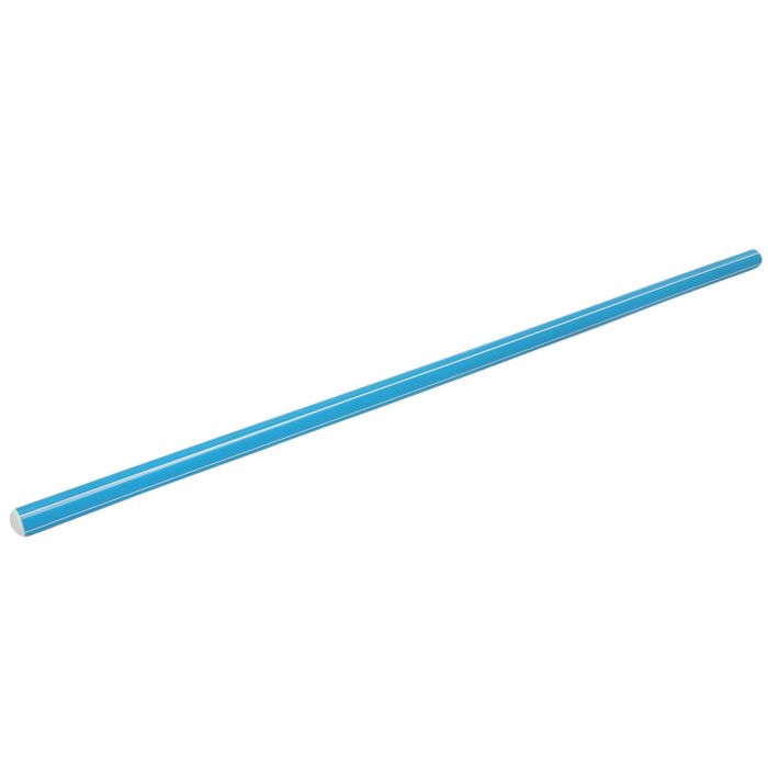 Палка гимнастическая 90 см, цвет: голубой