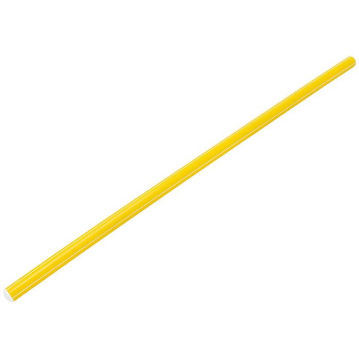 Палка гимнастическая 80 см, цвет: желтый