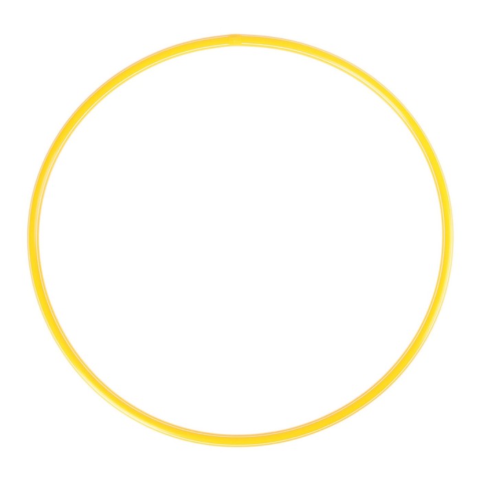 Обруч, диаметр 70 см, цвет жёлтый - фото 797676291