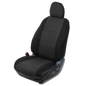 Авточехлы для Renault Sandero 40/60, 2010-2014, темно-серый, набор 1253007