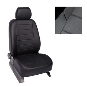 Авточехлы для Ford Focus 3 Trend Sport/Titanium, 2011-2018, черный, экокожа, набор 1253018