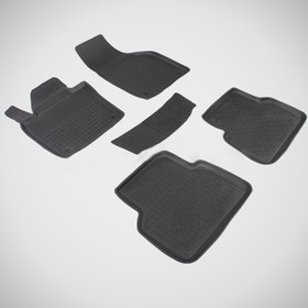 Коврики резиновые с высоким бортом для Volkswagen TIGUAN, 2010-2017 1252984