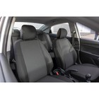 Авточехлы для Hyundai SOLARIS седан 40/60, 2010-2017, темно-серый, набор 1252993 Авточехлы для Hyundai SOLARIS седан 40/60, 2010-2017, темно-серый, набор 1252993