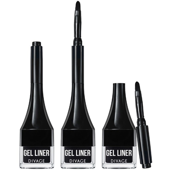 Подводка для глаз Divage Gel Eyeliner гелевая, № 01