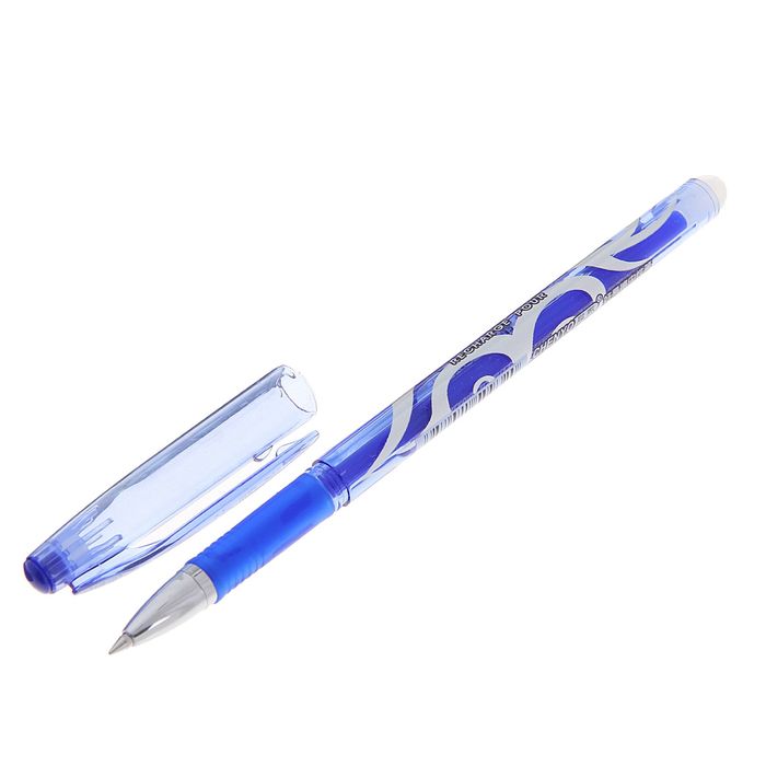 Ручка гелевая ПИШИ-СТИРАЙ 0,5мм стержень синий термочернила(исчезают при нагревании огнем)