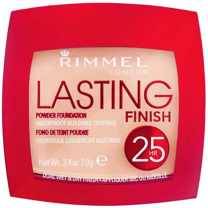 Пудра для лица Rimmel  Lasting Finish 25Hr Powder Foundation #001 - Light Porcelain, 7 гр