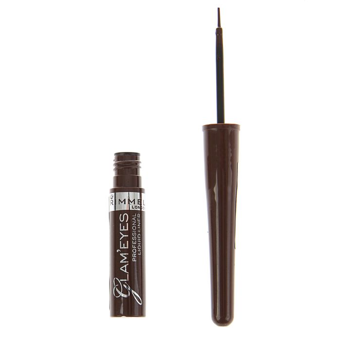 Подводка для глаз Rimmel Glam'eyes Professional Liquid Eyeliner - VELVET BROWN №002