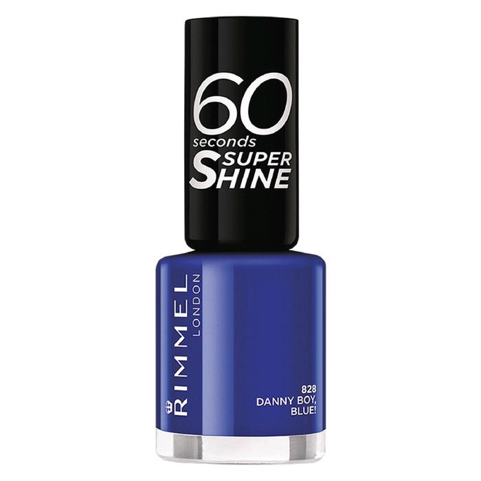 Лак для ногтей Rimmel 60 Seconds Nail Polish лак для ногтей #828 - Danny Boy, Blue! 8 мл