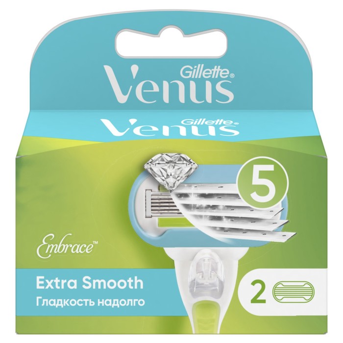 Сменные кассеты Gillette Venus EMBRACE 2 картриджа