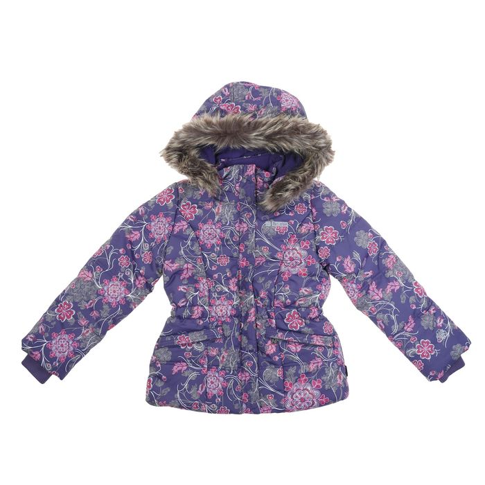 Куртка для девочки, рост 146-152 см (обхват груди 80, обхват талии 66), цвет сиреневый