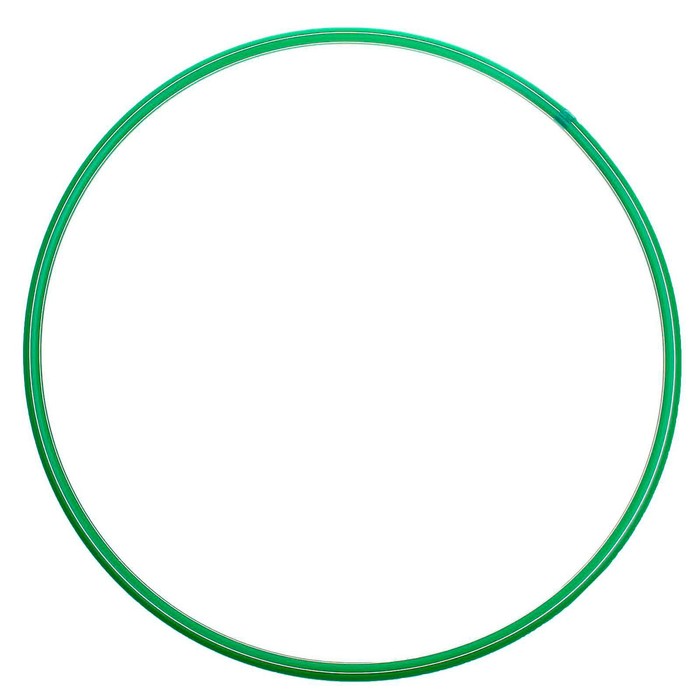 Обруч, диаметр 60 см, цвет зелёный - фото 282742453