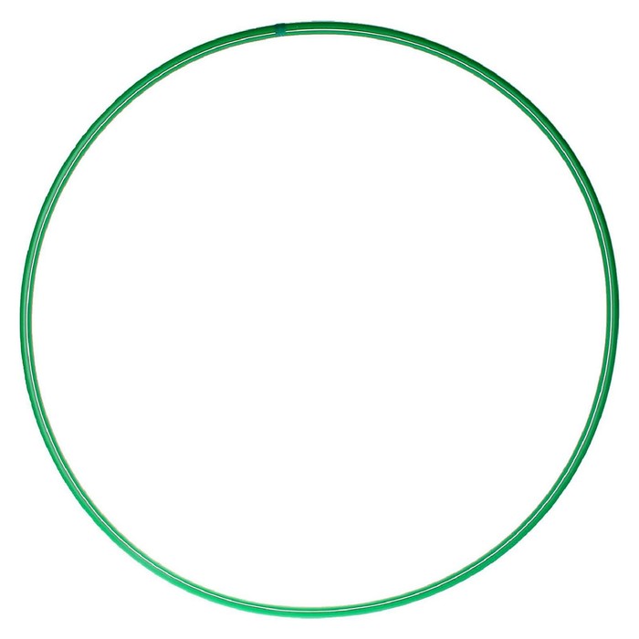 Обруч, диаметр 70 см, цвет зелёный