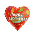 Шар фольгированный Сердце 9" Happy Birthday Колпак с Шарами ФМ Шар фольгированный Сердце 9" Happy Birthday Колпак с Шарами ФМ