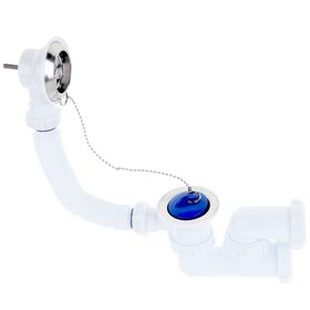 Сифон для ванны Aquant, с выпуском и переливом