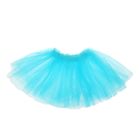 Карнавальная юбка «Объем», 5 слоёв, 4-6 лет, цвет голубой - фото 107198668