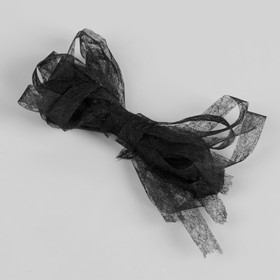 Паутинка клеевая, 10 мм, 3 м, цвет чёрный
